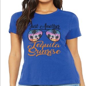 Tequila Sunrise, Women's Custom T-Shirt